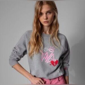 Zadig & Voltaire Gray Sweatshirt